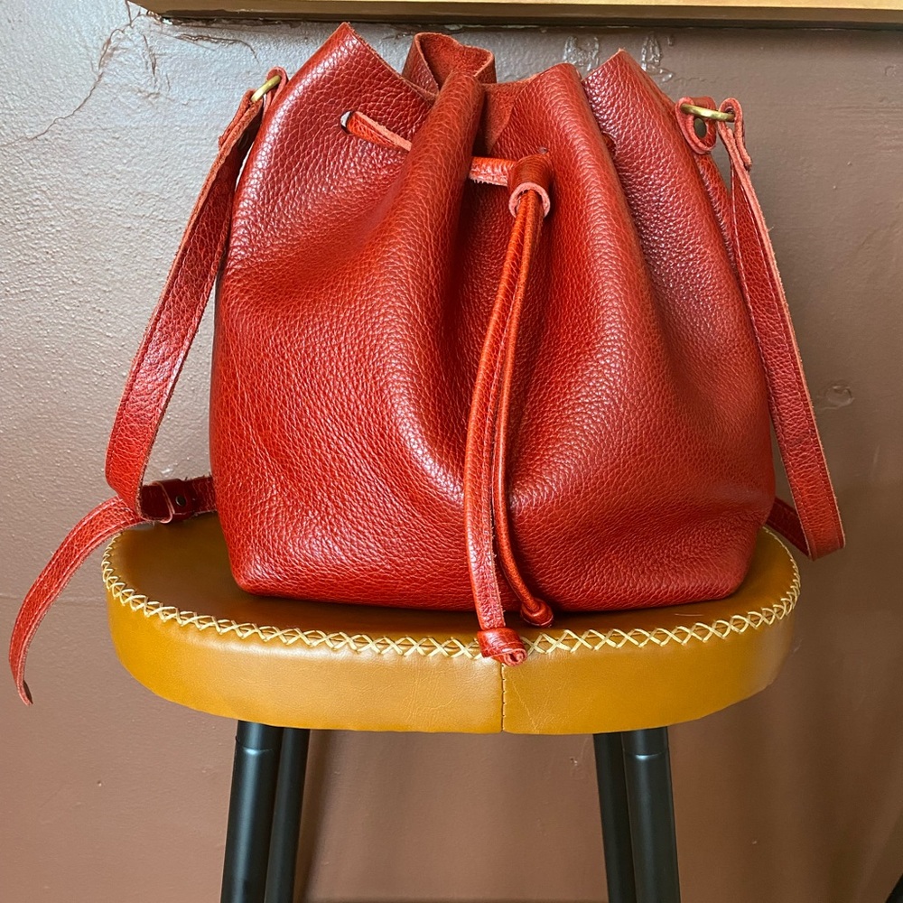 Chili Red Portland Leather Goods Shoulder Bag